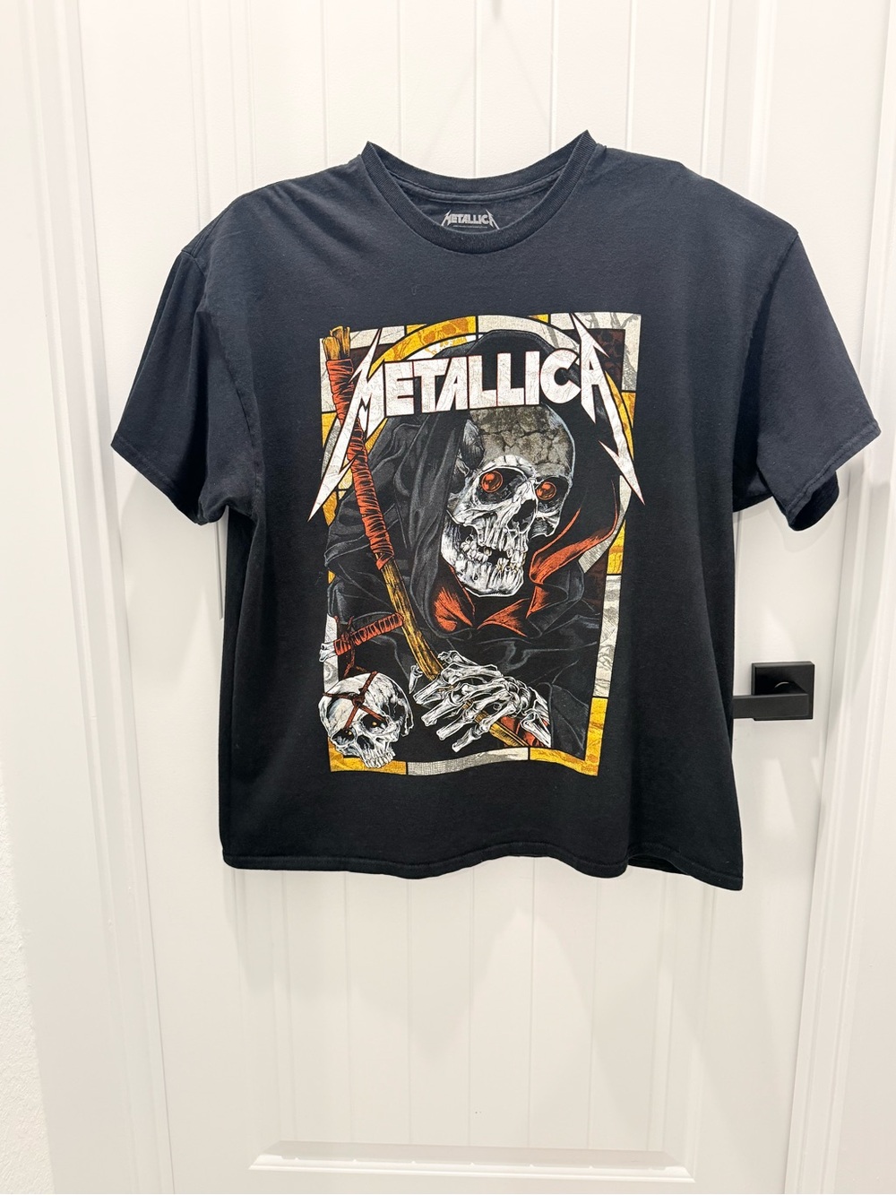 Metallica Black Graphic Short Sleeve Tee